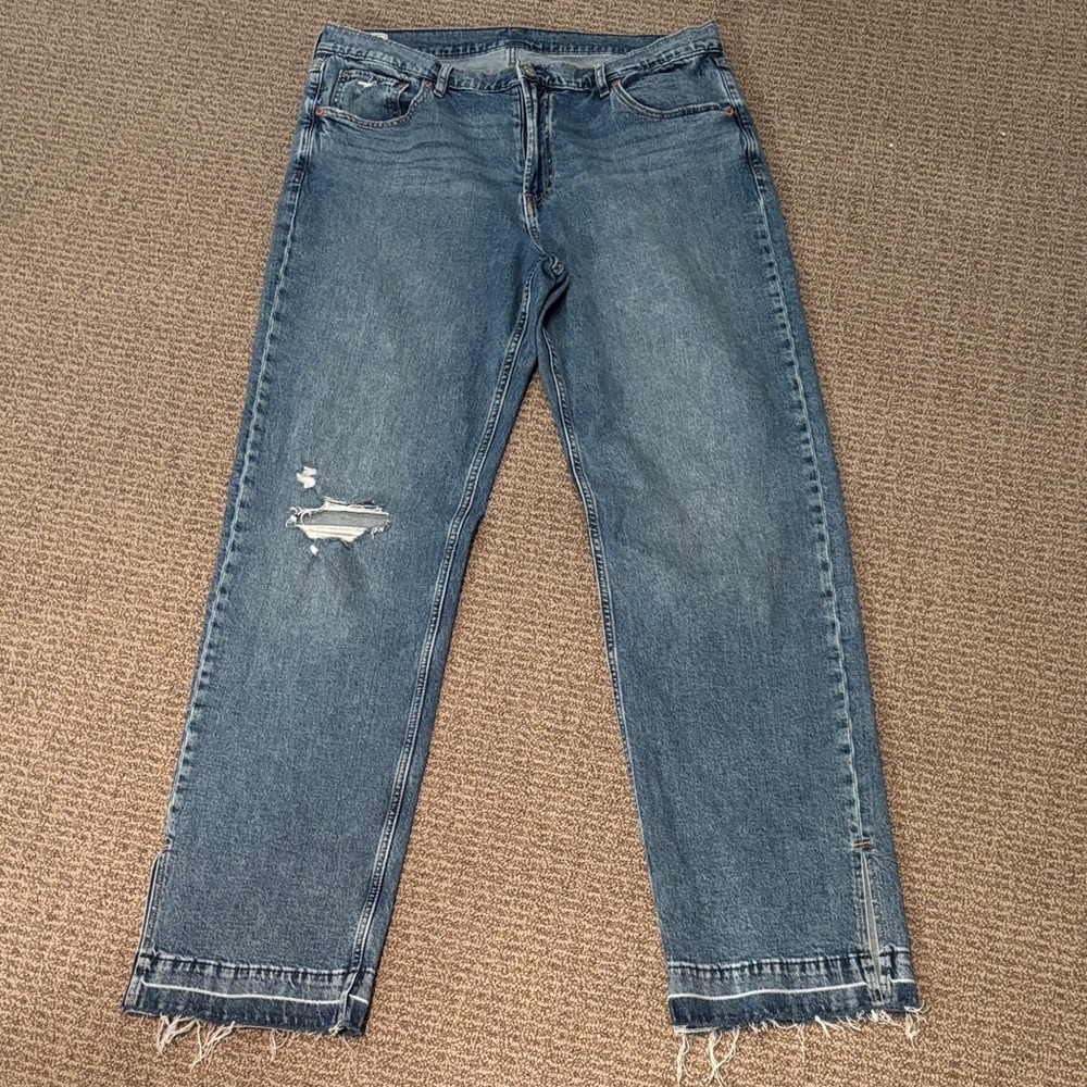 GAP Blue Distressed Women Jeans